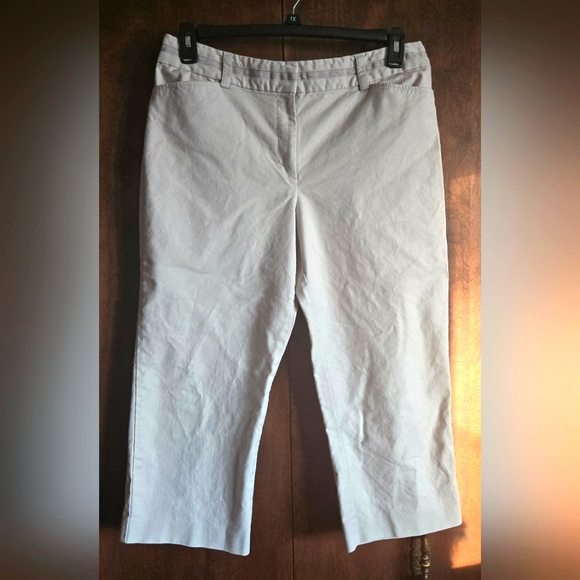 Ann Taylor Pants - Ann Taylor Curvy Fit Crop Pants, 12